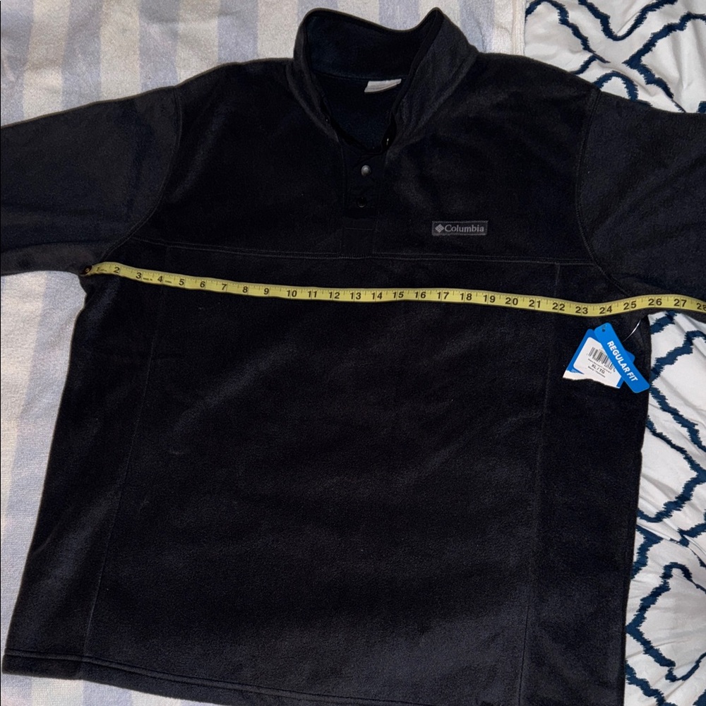 Columbia Men's Black Fleece Pullover